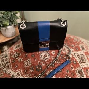 Michael Kors blue line purse